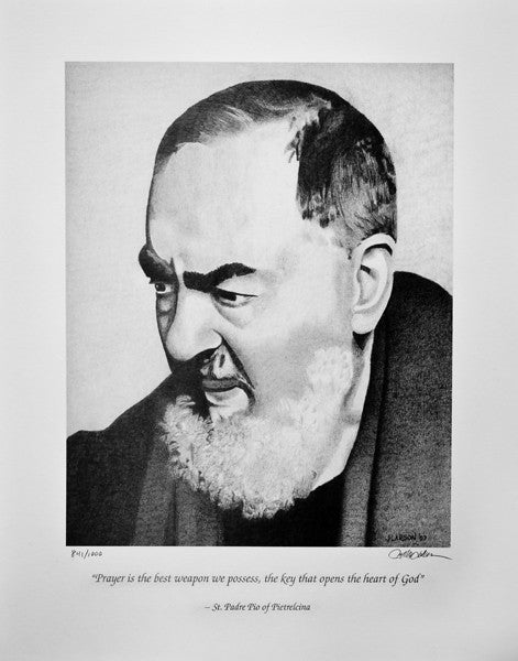 Padre Pio Limited Edition Print
