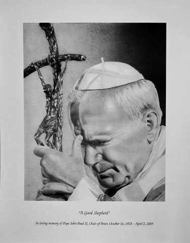 11"x14" Saint Pope John Paul Limited Edition Print
