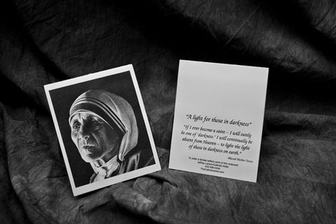 Mother Teresa "Light in Darkness" note card pack